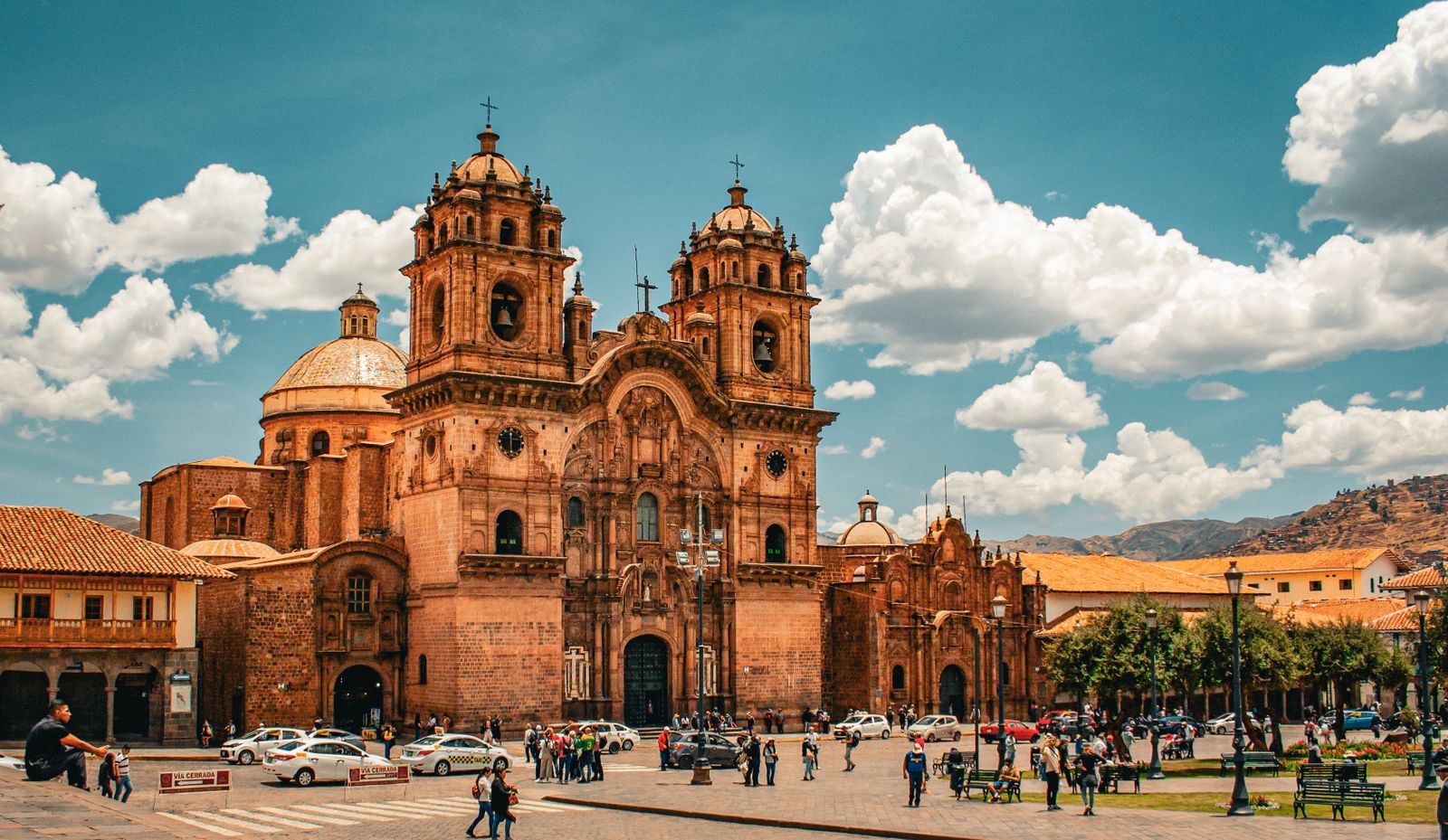 Church of the Society of Jesus on the main square of Cusco, Peru